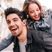 Samsung Galaxy Buds Live Ahastyle PT132 Silikone ørepropper - Sort