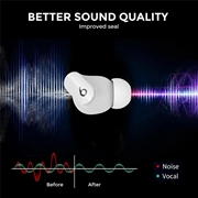 Beats Studio Buds/Buds+/Fit Pro Ahastyle WG150 Silikone ørepropper - Hvid