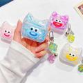 AirPods 3 TPU-etui med sjovt smilende katteansigt - Lyserød