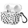 Mønstret Silikone Cover til AirPods 3 - Sort / Hvid
