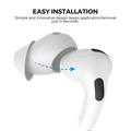 AirPods 4 Ahastyle PT66-4 støjdæmpende ørepropper i silikone - hvid