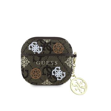 AirPods 4 Guess 4G Peony Charm-etui - Brun