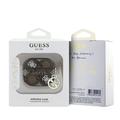 AirPods 4 Guess 4G Peony Charm-etui - Brun