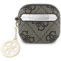 AirPods 4 Guess 4G Strass Charm-etui - Brun