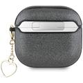 AirPods 4 Guess Metallic Script Charm-etui