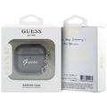 AirPods 4 Guess Metallic Script Charm-etui