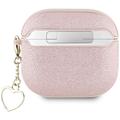 AirPods 4 Guess Metallic Script Charm-etui - Pink
