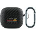 AirPods 4 Oracle Red Bull Carbon Logo Etui - Sort