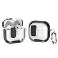 AirPods 4 beskyttende hybrid-etui med lås og krog