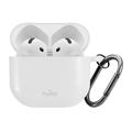 AirPods 4 Puro Icon silikoneetui med karabinhage