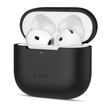 AirPods 4 Tech-Protect silikoneetui - sort