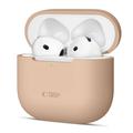 AirPods 4 Tech-Protect silikoneetui - Caffè Latte