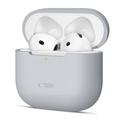 AirPods 4 Tech-Protect silikoneetui - Farveblyantgrå