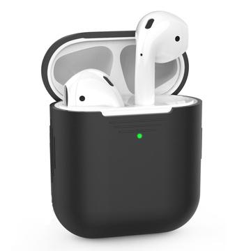 AirPods/AirPods 2 AhaStyle PT02-3 Premium Silikone Cover - sort