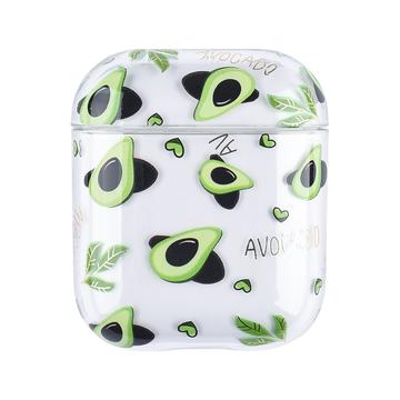 AirPods / AirPods 2 frugtplastetui - Avocado