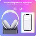 AirPods Max trådløs opladningsholder med Smart Sleep-tilstand - sort