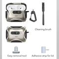 AirPods Pro 3 ESR Cyber FlickLock HaloLock MagSafe-etui - Titanium