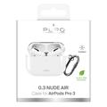 AirPods Pro 3 Puro 0.3 Nude TPU-etui - gennemsigtigt