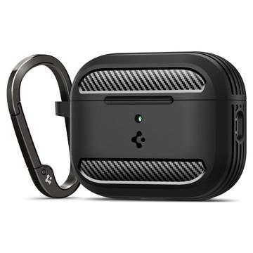 AirPods Pro 3 Spigen Rugged Armor TPU Cover - Sort