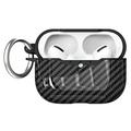 AirPods Pro 3 TPU Cover med Karabinhage - Karbonfiber