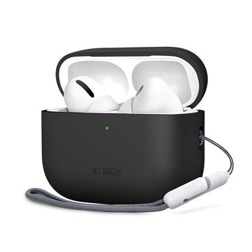AirPods Pro 3 Tech-Protect silikoneetui - sort