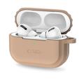 AirPods Pro/AirPods Pro 2 Tech-Protect Silikone reb etui - Cafe Latte