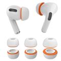 AirPods Pro/Pro 2 AhaStyle WG181 udskiftningsørepropper - 3 par - hvid / orange