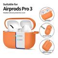 Airpods Pro 3 Tech-Protect Silikone krog etui - Kosmisk Orange