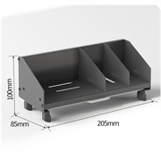 Hylde med stativ og holder i aluminium til køkken / væg