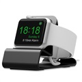 Aluminum Alloy Apple Watch Serie SE/6/5/4/3/2/1 Opladerstativ - Grå