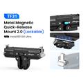 aMagisn TF31 Quick Release-holder 2.0 til Insta360 GO Ultra - Sort