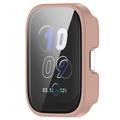 Amazfit Bip 5 Unity Plastikcover med Skærmbeskyttelse Hærdet Glas - Pink