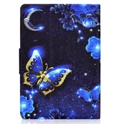Amazon Kindle Paperwhite (2024) Smart Folio Taske - Blå Sommerfugl