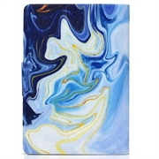 Amazon Kindle Paperwhite (2024) Smart Folio Taske - Blå Marmor