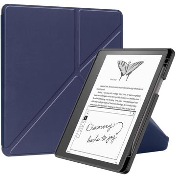 Amazon Kindle Scribe Origami Stand Folio Cover - Mørkeblå