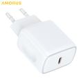 Amorus PD 20W hurtig USB-C-oplader – hvid