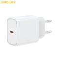 Amorus PD 20W hurtig USB-C-oplader – hvid