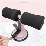 Amyup justerbar sit-up-stang med sugekop - sort