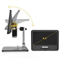 Andonstar AD208 Digitalt Mikroskop med 8.5" LCD-Skærm - 5X-1200X (Open Box - Fantastisk stand)
