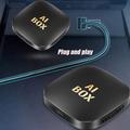 Android 13 CarPlay/Android Auto AI Box med Mirror Link, AirPlay - Sort