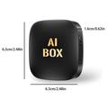 Android 13 CarPlay/Android Auto AI Box med Mirror Link, AirPlay - Sort