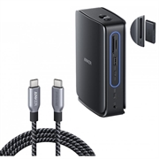 Anker 13-i-1 multifunktionel hub - 2x USB-C, 3x USB-A, 100W Power Delivery - grå