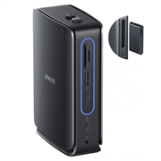 Anker 13-i-1 multifunktionel hub - 2x USB-C, 3x USB-A, 100W Power Delivery - grå