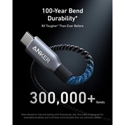 Anker 13-i-1 multifunktionel hub - 2x USB-C, 3x USB-A, 100W Power Delivery - grå