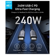 Anker 13-i-1 multifunktionel hub - 2x USB-C, 3x USB-A, 100W Power Delivery - grå
