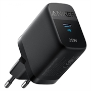 Anker 312 Ace 25W USB-C-vægoplader - PowerIQ 3.0, Power Delivery - Sort