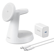 Anker MagGo 3-i-1 trådløs oplader 15W - 1.67A - hvid