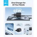 Anker Nano 45W GaN USB-C-vægoplader - Sort