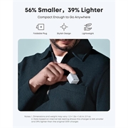 Anker Nano 45W GaN USB-C-vægoplader - hvid