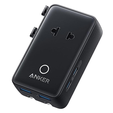 Anker Nano 5-port rejseadapter - 20W - Sort